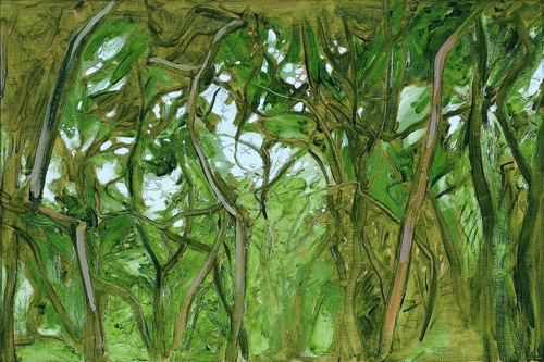 Green Ground, 12" x 18", oil on linen, 2006, private collection. Green Ground, 12" x 18", oil on linen, 2006, private collection.